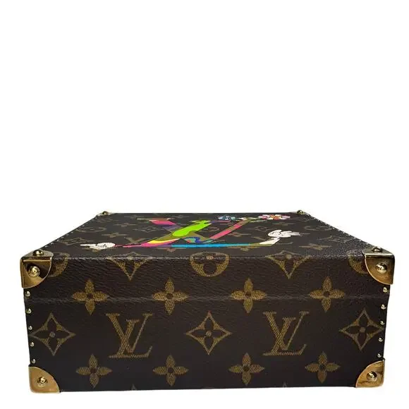Louis Vuitton Murakami Jewelry Box Trunk MOCA Monogram Superflat Bag LV Hands - Picture 8 of 16